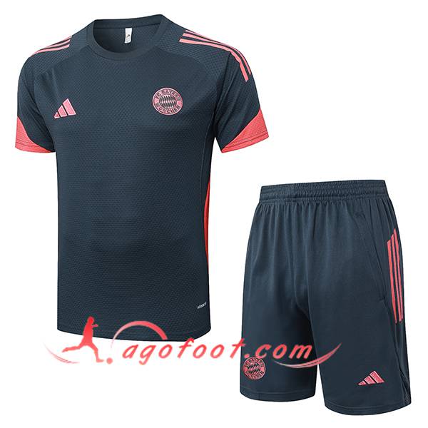 Ensemble Training T-Shirts Bayern Munich Gris/Orange 2025/2026 -02