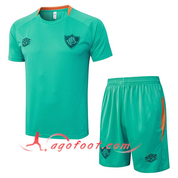 Ensemble Training T-Shirts Fluminense Vert 2025/2026