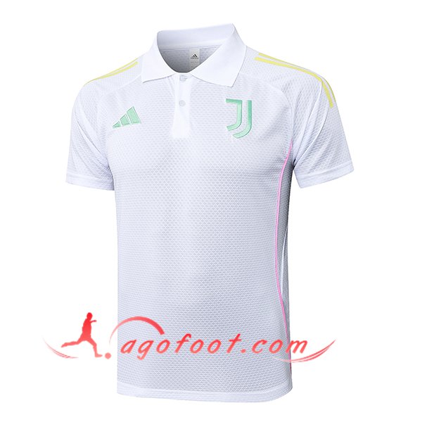 Polo Foot Juventus Blanc/Jaune 2025/2026