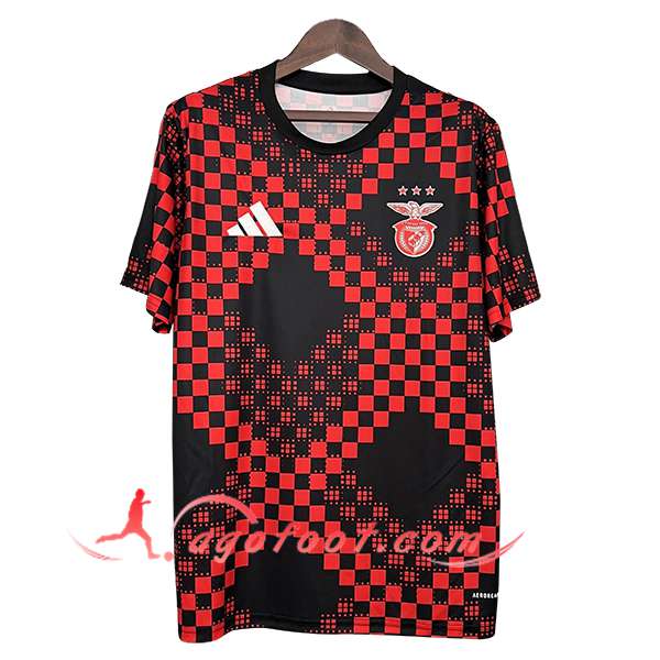 Training T-Shirts S.L.Benfica Rouge/Noir 2025/2026 -03