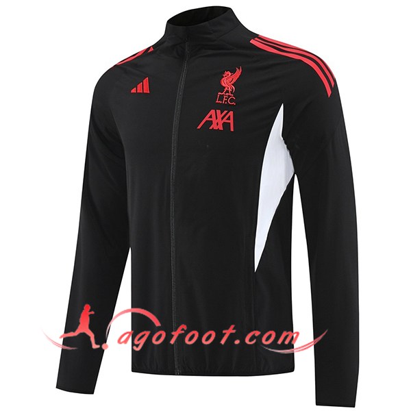 Coupe-Vent FC Liverpool Noir/Blanc/Rouge 2025/2026