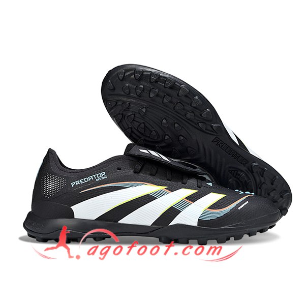 Adidas Chaussures de Foot PREDATOR LEAGUE FT TURF Noir/Blanc