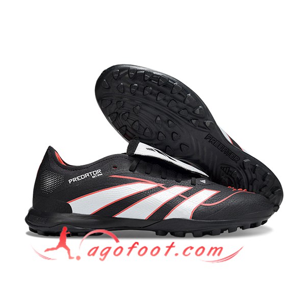 Adidas Chaussures de Foot PREDATOR LEAGUE FT TURF Noir/Blanc/Rouge