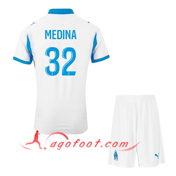 Maillot de Foot Marseille (MEDINA #32) Enfant 2025/2026 Domicile