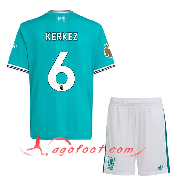 Maillot de Foot Liverpool (KERKEZ #6) Enfant 2025/2026 Third