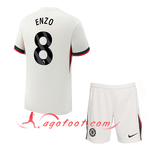 Maillot de Foot Chelsea (ENZO #8) Enfant 2025/2026 Exterieur