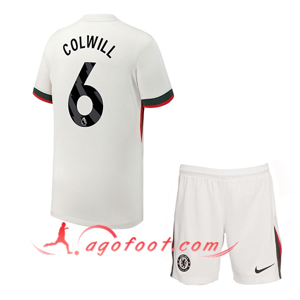 Maillot de Foot Chelsea (COLWILL #6) Enfant 2025/2026 Exterieur