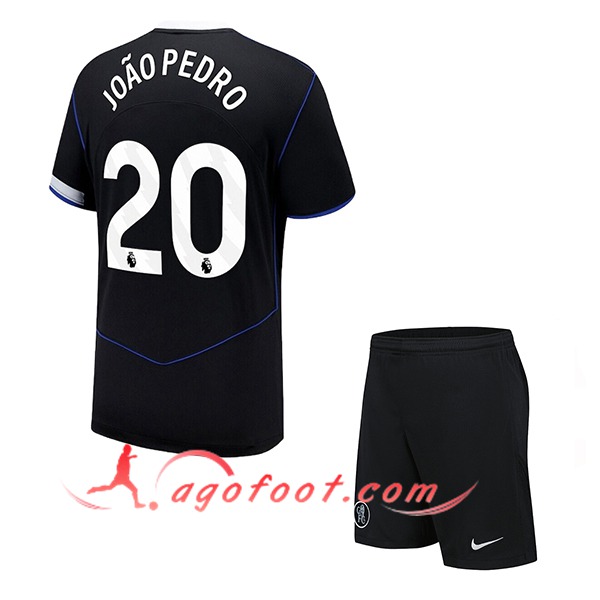 Maillot de Foot Chelsea (JOÃO PEDRO #20) Enfant 2025/2026 Third
