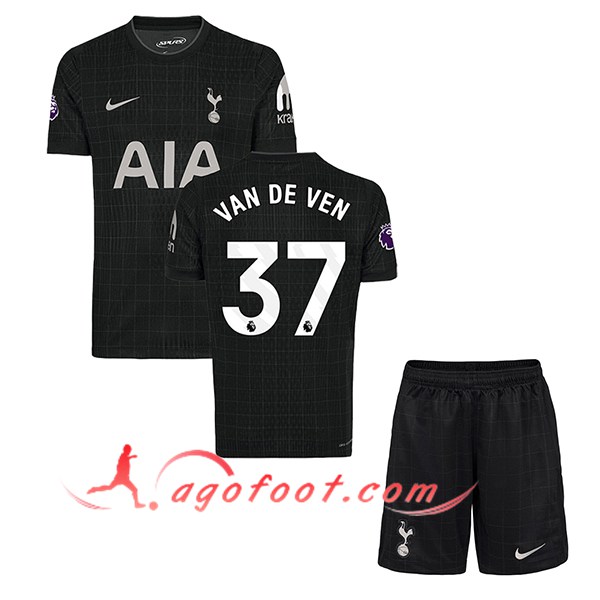 Maillot de Foot Tottenham Hotspur (VAN DE VEN #37) Enfant 2025/2026 Exterieur