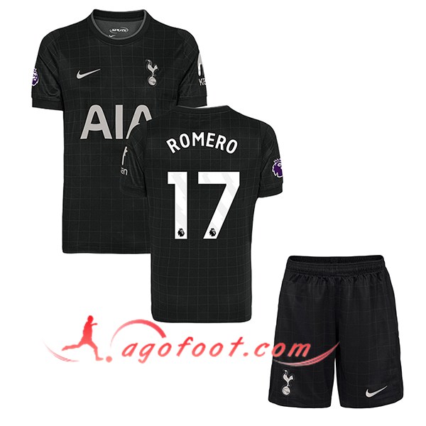 Maillot de Foot Tottenham Hotspur (ROMERO #17) Enfant 2025/2026 Exterieur