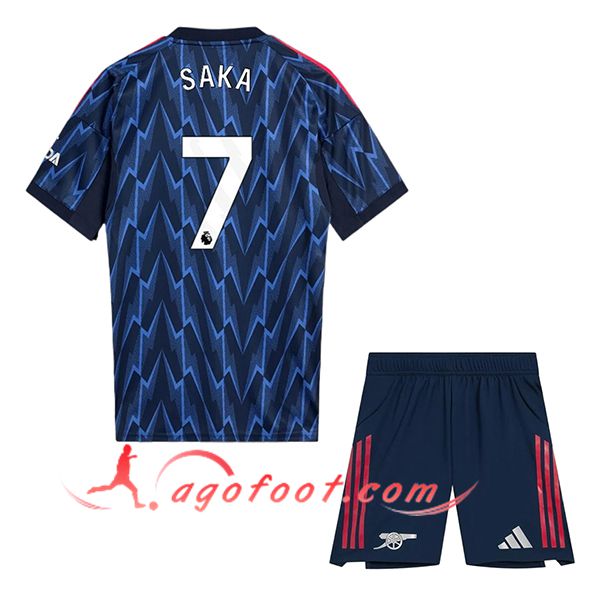 Maillot de Foot Arsenal (SAKA #7) Enfant 2025/2026 Exterieur