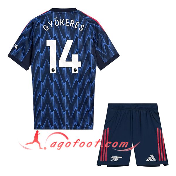 Maillot de Foot Arsenal (GYÖKERES #14) Enfant 2025/2026 Exterieur
