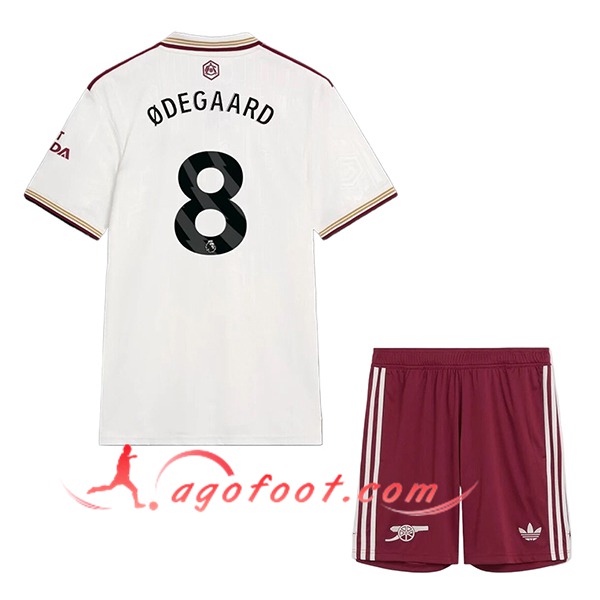 Maillot de Foot Arsenal (ØDEGAARD #8) Enfant 2025/2026 Third