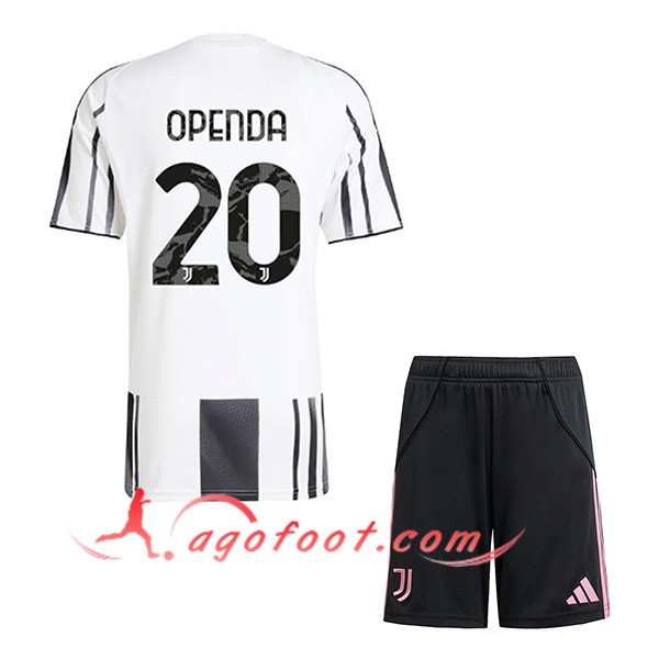 Maillot de Foot Juventus (OPENDA #20) Enfant 2025/2026 Domicile