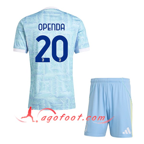 Maillot de Foot Juventus (OPENDA #20) Enfant 2025/2026 Exterieur