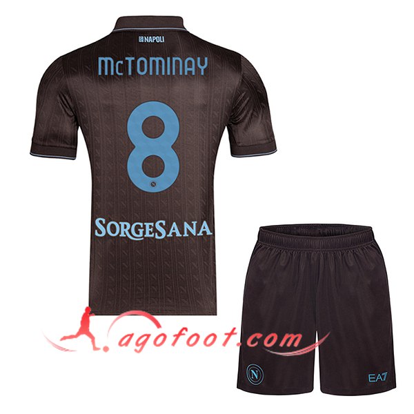Maillot de Foot SSC Naples (MCTOMINAY #8) Enfant 2025/2026 Third