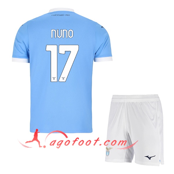 Maillot de Foot SS Lazio (NUNO #17) Enfant 2025/2026 Domicile