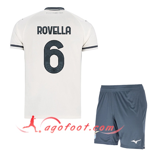 Maillot de Foot SS Lazio (ROVELLA #6) Enfant 2025/2026 Exterieur