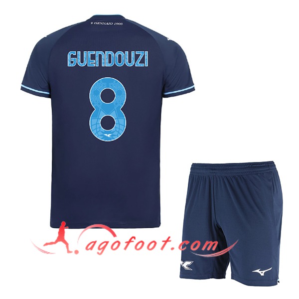 Maillot de Foot SS Lazio (GUENDOUZI #8) Enfant 2025/2026 Third