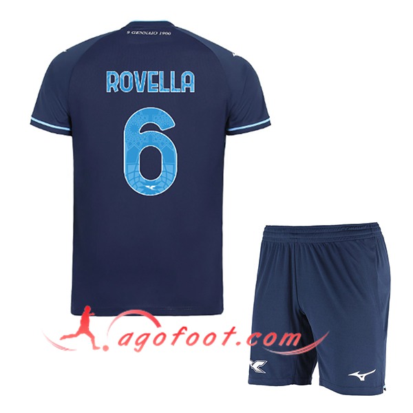 Maillot de Foot SS Lazio (ROVELLA #6) Enfant 2025/2026 Third