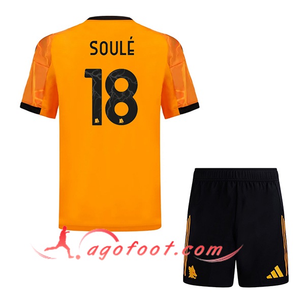 Maillot de Foot As Rome (SOULÉ #18) Enfant 2025/2026 Exterieur