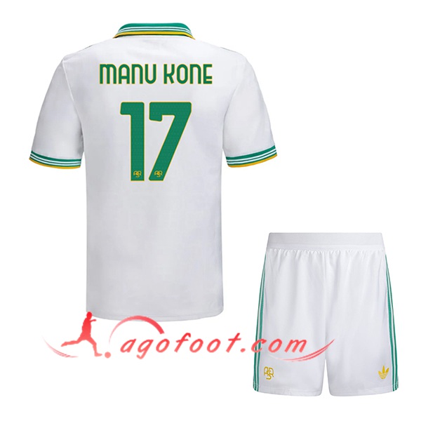 Maillot de Foot As Rome (MANU KONÉ #17) Enfant 2025/2026 Third
