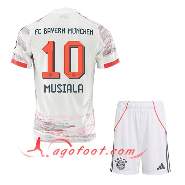 Maillot de Foot Bayern Munich (MUSIALA #10) Enfant 2025/2026 Exterieur