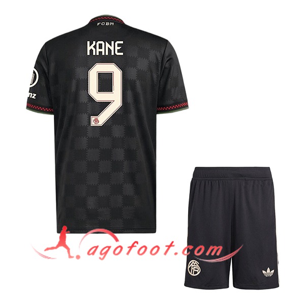 Maillot de Foot Bayern Munich (KANE #9) Enfant 2025/2026 Champions League