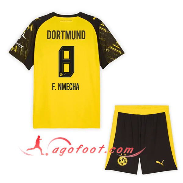 Maillot de Foot Dortmund (F.NMECHA #8) Enfant 2025/2026 Domicile