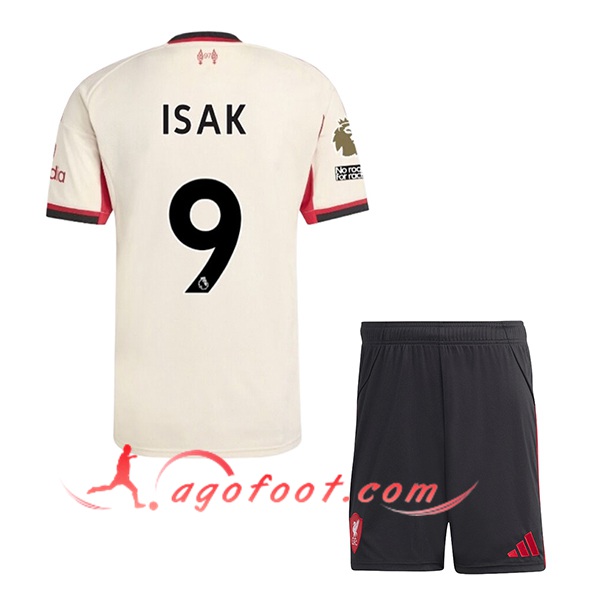 Maillot de Foot Liverpool (ISAK #9) Enfant 2025/2026 Exterieur
