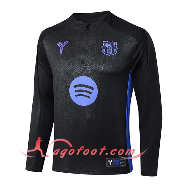 Sweatshirt Training FC Barcelone Noir/Pourpre 2025/2026