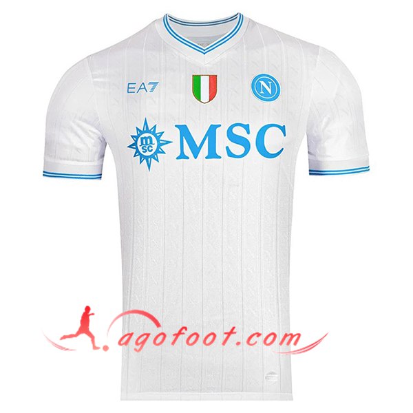 Maillot de Foot SSC Naples Champions League Edition Blanc 2025/2026