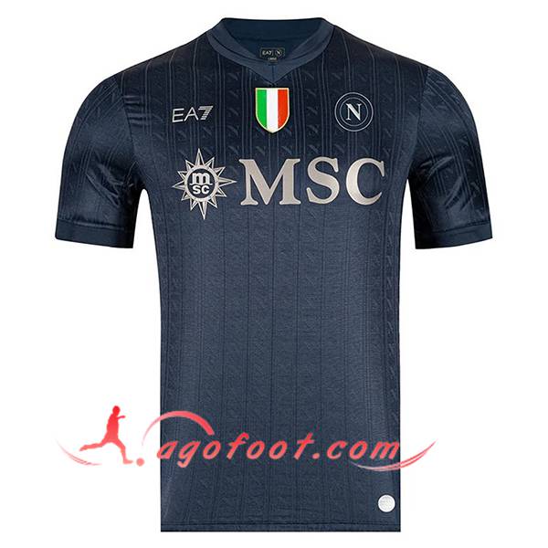 Maillot de Foot SSC Naples Champions League Edition Noir 2025/2026