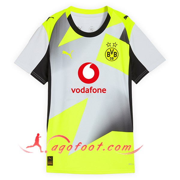 Nouveau Maillot de Foot Dortmund Femme Exterieur 2025/2026