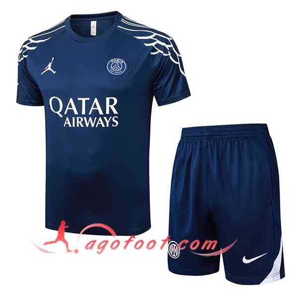 Ensemble Training T-Shirts PSG Bleu Royal 2025/2026 -03