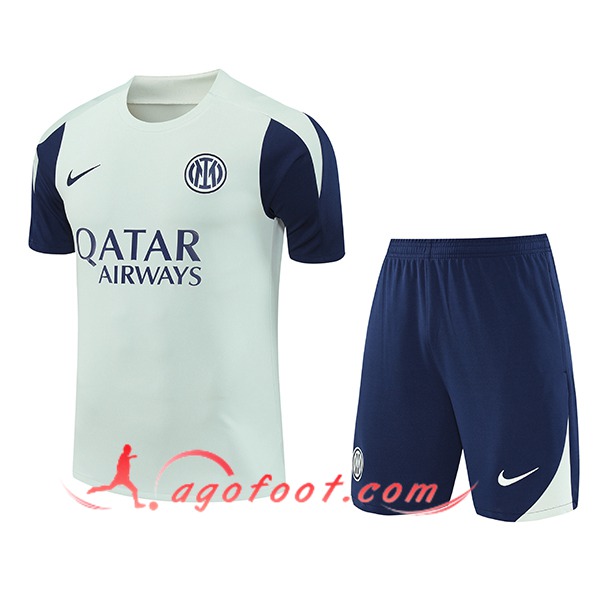 Ensemble Training T-Shirts Inter Milan Vert/Bleu 2025/2026