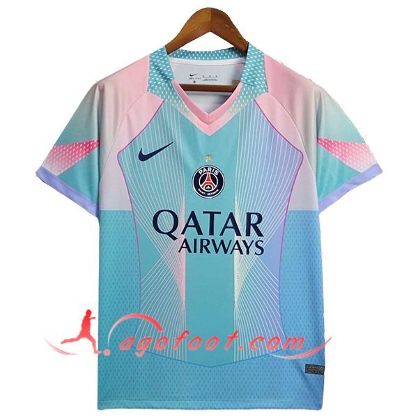 Training T-Shirts PSG Bleu/Rose 2025/2026