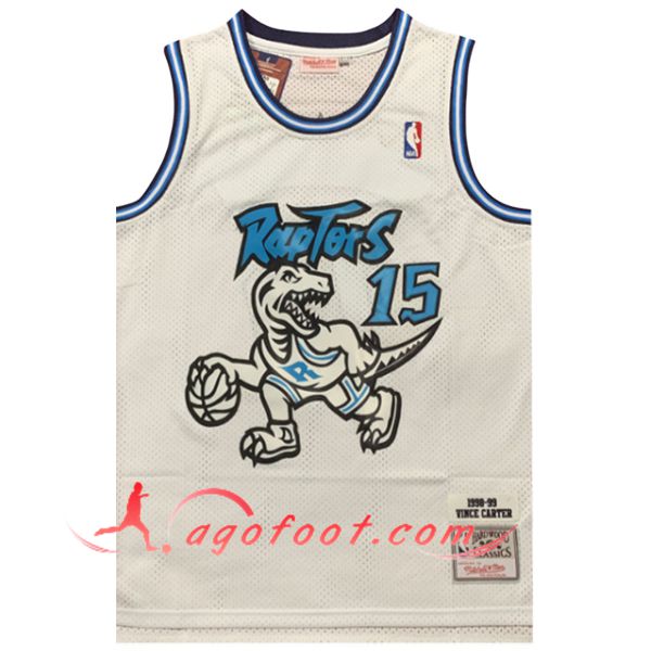 Maillot Toronto Raptors (CARTER #15) 2025/26 Beige/Bleu