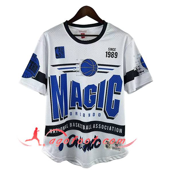 Maillot Orlando Magic Retro 2025/26 Blanc/Bleu/Noir