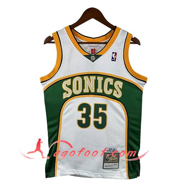 Maillot Oklahoma City Thunder (DURANT #35) 2025/26 Vert/Blanc -02