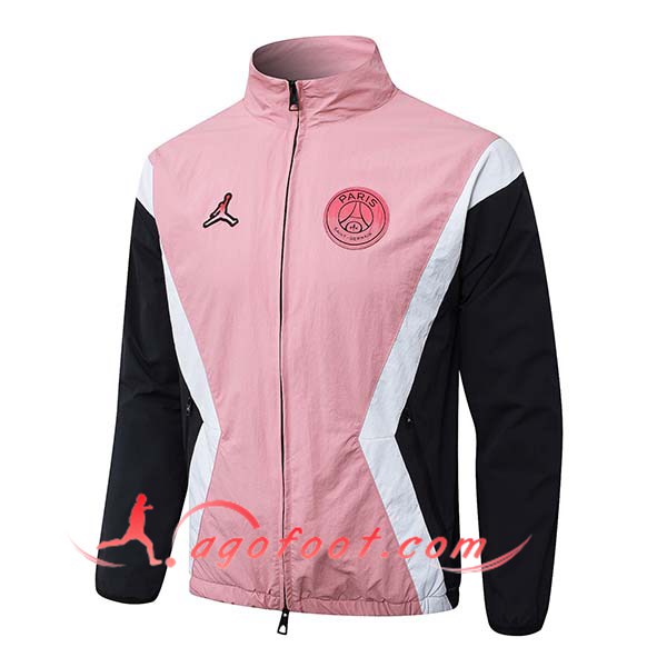 Coupe-Vent PSG Rose/Noir/Blanc 2025/2026