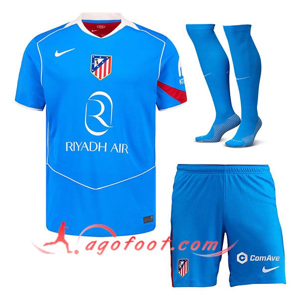 Ensemble Maillot Atletico Madrid Third (Short + Chaussettes) 2025/2026