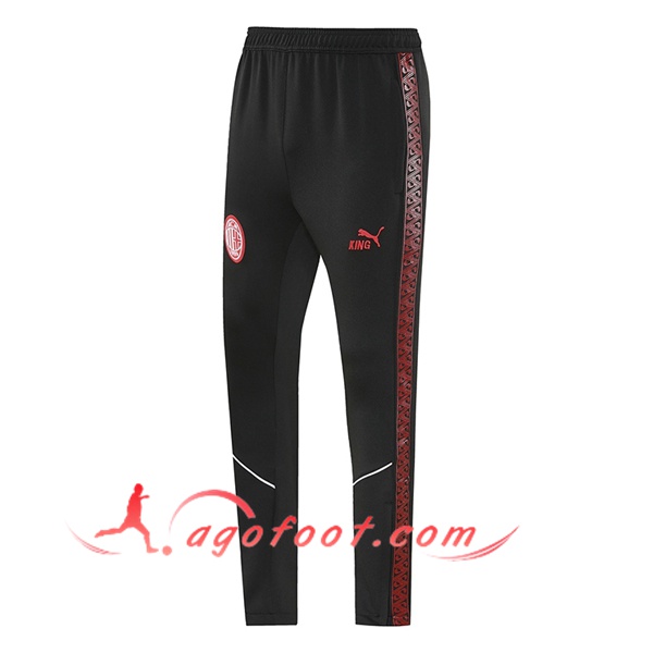 Pantalon Foot Milan AC Noir/Rouge 2025/2026