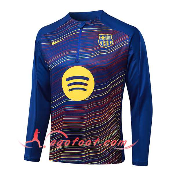 Sweatshirt Training FC Barcelone Bleu 2025/2026