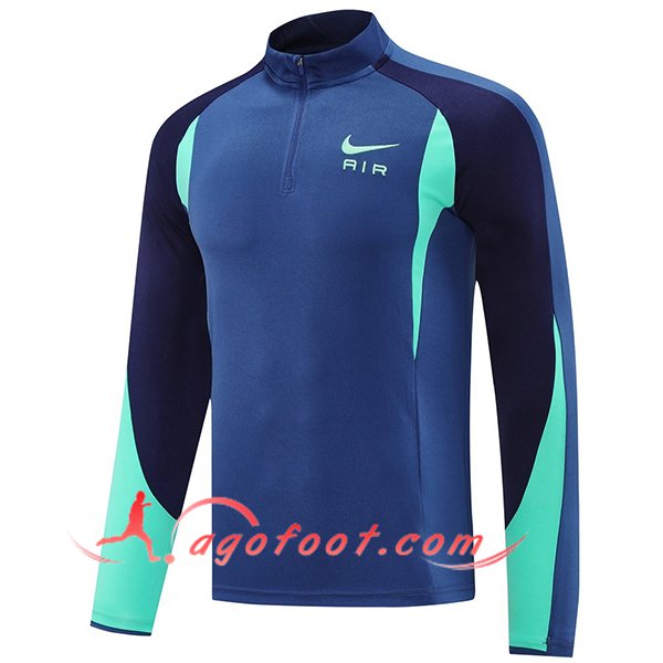 Sweatshirt Training Nike Bleu/Vert 2025/2026