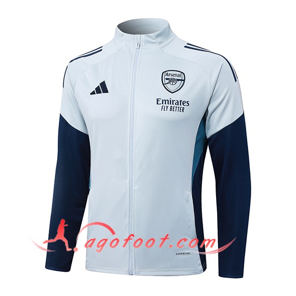 Veste Foot Arsenal Gris/Bleu 2025/2026