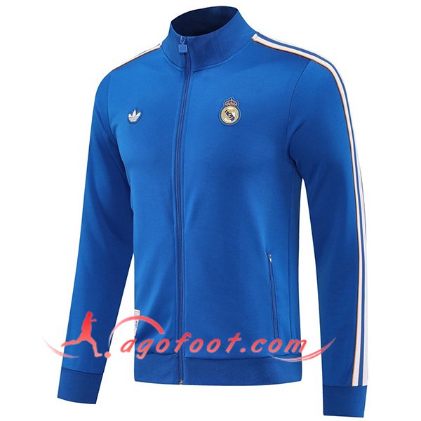Veste Foot Real Madrid Bleu/Blanc 2025/2026