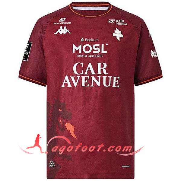 Nouveau Maillot de Foot FC Metz Domicile 2025/2026