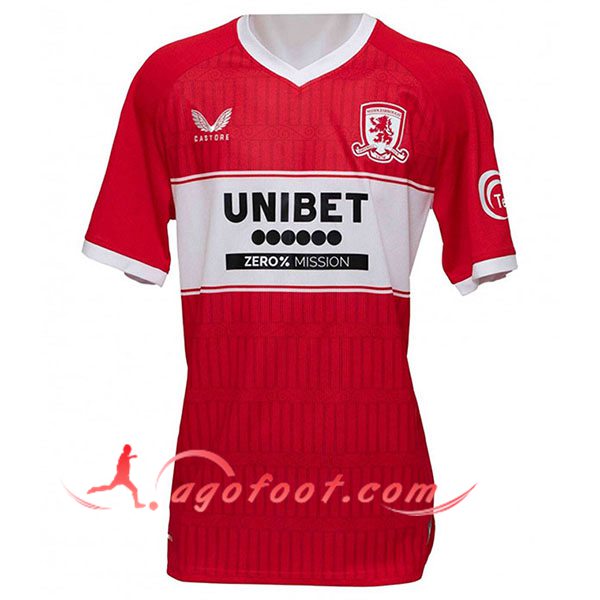 Nouveau Maillot de Foot Middlesbrough Domicile 2025/2026