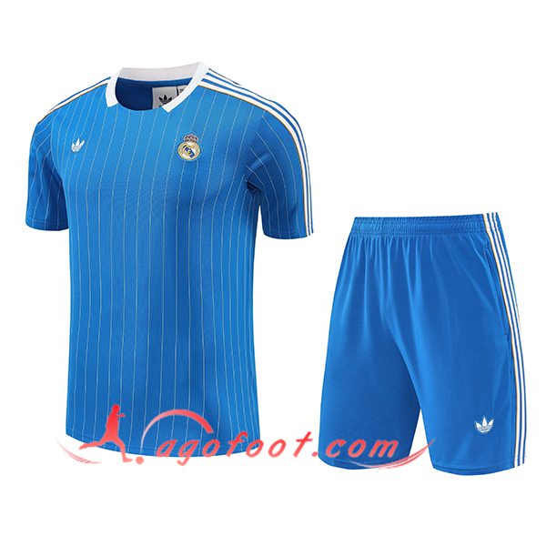 Ensemble Training T-Shirts Real Madrid Bleu 2025/2026 -02